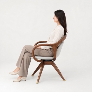 Accoudoir en bois massif au design épuré et discret pour salon, balcon et espaces de détente, avec personnalisation OEM pratique - Product Image 2
