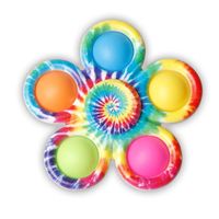 Juguete Sensorial Antiestrés de Plástico Pop It, Spinner de Burbujas para Dedos, Almohadilla Simple para Manos