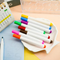Stylos marqueurs à l'eau anti-dessèchement, stylos à base d'eau à haute saturation pour le dessin des étudiants