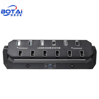 BOTAI haute puissance 150W Laser mobile 650nm Diodes rouges 12x500m pour les spectacles de lumière dynamique blanc chaud émettant DMX512 contrôle pour DJ