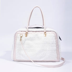 ถุงซิปตาข่ายแบบแข็งพร้อมสายรัดสำหรับสุนัขกระเป๋าเดินทางแบบพกพาสำหรับสัตว์เลี้ยงระบายอากาศได้ - Product Image 4