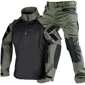 Nouvelle Offre Spéciale : Combinaison de Combat Camouflage G2 – Tenue Tactique Noire Idéale pour l'Entraînement et les Activités de Plein Air (Randonnée, Entraînement) - Product Image 1