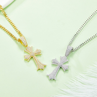J006 appannamento libero gioielli personalizzati Hip Hop 925 in argento Sterling Moissanite diamante ghiacciato fuori collana pendente per uomo e donna