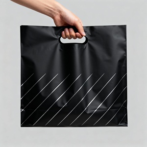 Bolsa de plástico para compras al por menor impresa personalizada, bolsas de plástico troqueladas para llevar, bolsas de embalaje de plástico con logotipo - Product Image 2