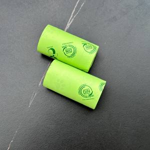 2023 Green Small <b>Trash</b> <b>Bags</b> Cassava <b>Trash</b> <b>Bags</b> Compostable Poop <b>Bags</b> - Product Image 2