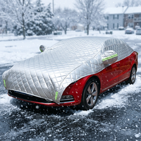 Housse de voiture KXF en PEVA épaissi, imperméable, anti-poussière, anti-UV, isolation thermique, rejet UV 99%, finition mate, toutes saisons