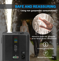 Mini machine à étincelles froides sans fil rechargeable 350W pour événements sportifs, fêtes, mariages et anniversaires