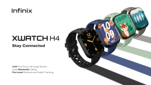 Infinix XWatch H4 Vòng Đeo Tay Thông Minh Đồng Hồ Ai Trợ Lý Giọng Nói Màn Hình Cảm Ứng NFC Máy Ảnh Âm Nhạc Tương Thích Android Ios-Wearfit Ứng Dụng Chuyên Nghiệp - Product Image 2