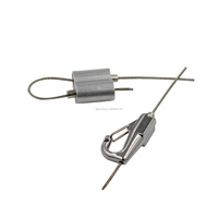 Clip de sécurité en cuivre pour câble métallique, loquet de verrouillage pour applications de mise hors tension, kit de suspension de câble, ajusteur de câble, pince pour câble métallique