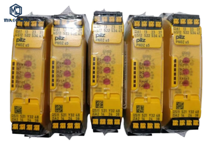 Module de commande de relais de sécurité S5, dispositif de commutation de sécurité pour circuit d'arrêt d'urgence pour machines automatisées - Product Image 1