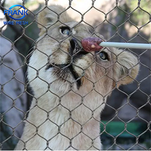Filet en treillis métallique <span class=keywords><strong>flexible</strong></span> en acier inoxydable de fabrication chinoise / Filet tissé pour cages d'animaux de zoo / Filet de clôture en corde - Product Image 2