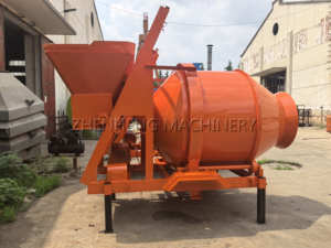 Bétonnière électrique portable JZC500 <span class=keywords><strong>de</strong></span> 500 L, sortie directe d'usine, bétonnière mobile pour chantier <span class=keywords><strong>de</strong></span> construction - Product Image 2
