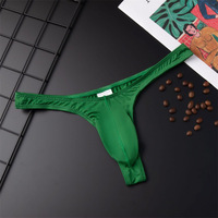 Culotte string homme respirante taille basse style éléphant sexy pour le commerce extérieur, grande taille avec poche U