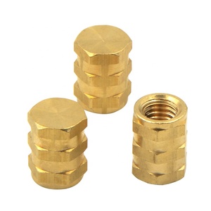 Bộ phận chính xác ISO chủ đề Mill chèn mù ren chèn <span class=keywords><strong>Hex</strong></span> Brass <span class=keywords><strong>Nut</strong></span> khuôn trong chèn cho ép nhựa - Product Image 3