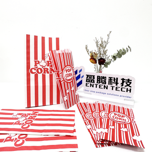 Bolsa de Papel para Palomitas de Maíz con Impresión de Logotipo Personalizado al por Mayor, a Prueba de Grasa, para Envasado de Alimentos - Product Image 5
