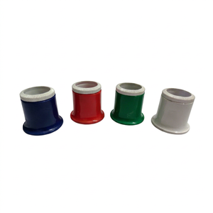 Loupe annulaire en acier inoxydable irrégulier SUNTOOLS/STIPL 326E avec anneau en plastique (Punjab) pour la testation des pierres précieuses et la fabrication de bijoux - Product Image 1