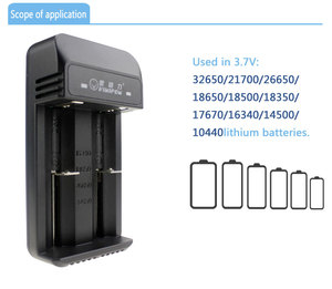 2 khe cắm 3.7V 18650 Li-ion sạc pin nhanh - Product Image 6