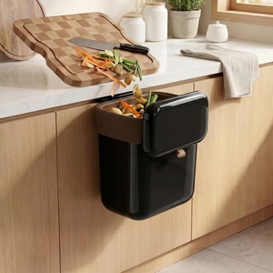Cubo de Basura de Cocina de Alta Gama, Montado en la Pared, Sin Necesidad de Agacharse, Gran Capacidad - Product Image 1