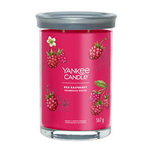 YANKEE CANDLE - Vaso Grande 2 STOPPINI Frambuesa Roja - Product Image 1