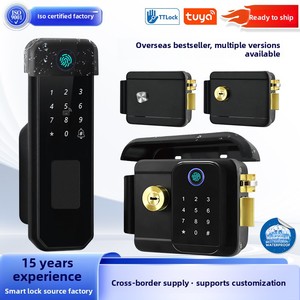 Serrure intelligente en alliage d'aluminium avec reconnaissance faciale 3D et empreinte digitale entièrement automatique, visiophone vidéo, clavier électronique à code, application Tuya Z31 - Product Image 4