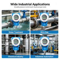 Transmetteur de pression RS485 Modbus avec écran LCD 0-100 bar en acier inoxydable pour systèmes industriels d'eau, d'huile et de gaz