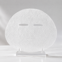 Substrat de masque facial en tissu non tissé Y447 en fibres végétales naturelles d'acacia, 23 g/m², ultra-léger et respirant, en feuille sèche