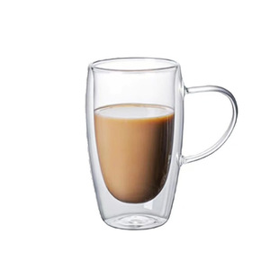Taza de Vidrio de Doble Pared, Alta Resistencia al Calor, Transparente, para Café, Té, con Aislamiento, Forma de Huevo, para Viaje - Product Image 3