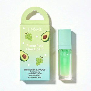 Huile à lèvres hydratante JINSME à la pastèque et à la fraise - Gloss repulpant éclatant aux fruits, au sorbitol et au glycérol, 7g, pour peaux sèches - Product Image 1