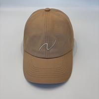 Casquette de baseball souple en coton à 6 panneaux, non structurée, résistante aux plis, avec logo brodé personnalisé pour homme