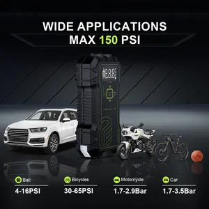 10000mAh Mini Car Jump Start Multifunción Portátil 12V Batería de litio Car Jump Starter