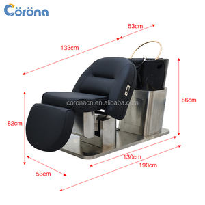 Cadeira Elétrica de Luxo Reclinável para Lavatório de Cabelo e Spa de Cabeça, Cadeira de Shampoo Elétrica para Salão - Product Image 6