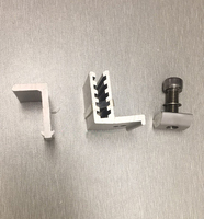 Système de fixation d'extrémité solaire réglable en aluminium de 30 mm et 50 mm pour rail photovoltaïque – Vente en gros
