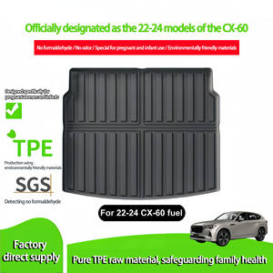 Tapis de coffre de voiture en TPE écologique pour <span class=keywords><strong>Mazda</strong></span> <span class=keywords><strong>CX</strong></span>-<span class=keywords><strong>60</strong></span> 2022 <span class=keywords><strong>2023</strong></span> 2024, imperméable et antidérapant, protection de plateau arrière - Product Image 2