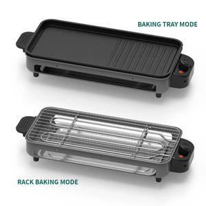 Grille électrique multifonction <span class=keywords><strong>sans</strong></span> <span class=keywords><strong>fumée</strong></span>, revêtement antiadhésif PTFE, grilles de barbecue, grille électrique de table pour usage domestique et automobile - Product Image 5