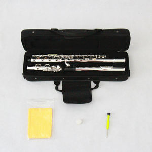 <span class=keywords><strong>Flauta</strong></span> OEM Plateada de 16 Orificios en Clave de Do, Instrumento de Viento de Madera, <span class=keywords><strong>Flauta</strong></span> <span class=keywords><strong>Transversal</strong></span> de Orificios Cerrados - Product Image 6