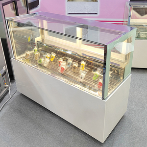 Vitrine réfrigérée industrielle à double température Kolice pour la présentation de glaces, de gâteaux, de sucettes glacées et de sucettes glacées - Product Image 3