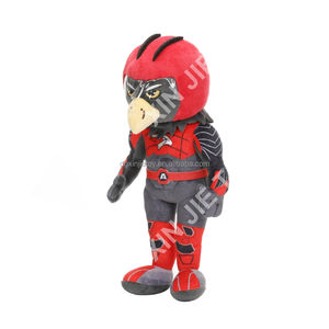 Peluche di <span class=keywords><strong>Corvo</strong></span> Imbottito in Cotone PP, Giocattolo Personalizzabile a Forma di <span class=keywords><strong>Corvo</strong></span> con Casco, OEM ODM - Product Image 2