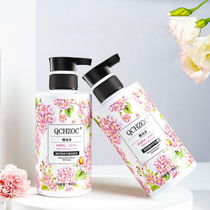 Venta caliente sedoso nutritivo reparador nutritivo <span class=keywords><strong>champú</strong></span> de flor de cerezo - Product Image 1