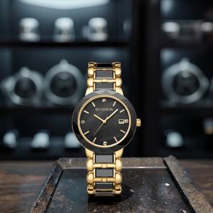 Montre de luxe pour homme en acier inoxydable, personnalisable avec logo, étanche, cadran en verre, mouvement mécanique, fabrication OEM chinoise, montre-bracelet professionnelle - Product Image 2