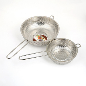 Stainless Steel Colanders Strainers 13.5 34.5Cm Multifunction For Fruits Vegetables Rice Draining Rinsing Storage - Product Image 5