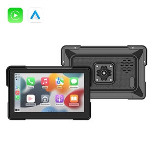 Pantalla IPS portátil de 7 pulgadas para motocicleta con CarPlay/<span class=keywords><strong>Android</strong></span> Auto inalámbrico, BT, IP67 a prueba de agua, fácil liberación rápida, ODM/OEM - Product Image 2