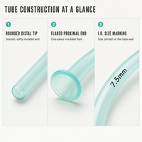 Canule nasopharyngée jetable en PVC, tube de voie respiratoire nasale conçu pour les premiers secours d'urgence, vente en gros pour la survie en extérieur