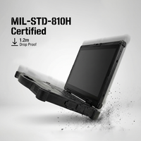 Notebook Tangguh Beidou BDS GPS MIL-STD-810H IP65 Tahan Debu 15.6 inci Intel I7 16GB RAM 512GB SSD untuk Pengumpulan Data Survei