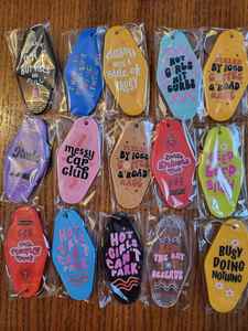 <b>Custom</b> Printing Stamping logo Fashion Hotel Keychains Tag <b>Custom</b> Plastic Promotional Gift Motel Hotel <b>Key</b> Tag for Festival - Product Image 5