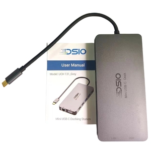 12 En 1 USB C Hub DSIO <span class=keywords><strong>Mini</strong></span> acoplamiento portátil Dual HDM I 4K30Hz VGA USB 3,0 RJ45 Compatible con Chrom e <span class=keywords><strong>Mac</strong></span> <span class=keywords><strong>Os</strong></span> Window s Linu <span class=keywords><strong>X</strong></span> - Product Image 6