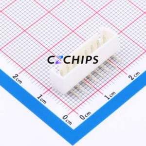 HC-XHB-8AW-TW Wire-to-Board Pin Header Bent Lead Through Hole,P=2.5mm Connector 1x8P 2.5mm Right Angle Insert XHB - Product Image 1