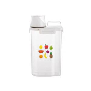 Custom Multi Functional Transparent <strong>Laundry</strong> Detergent Jar Clear Washing <strong>Powder</strong> <strong>Container</strong> Plastic Dry Food Storage <strong>Container</strong> - Product Image 4