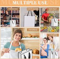 Individuell Bedruckte Kraftpapier-Geschenktüten für Kleinunternehmen Personalisierte Luxuriöse Recycelbare Geschenkverpackungen mit Kordelzug für Hochzeit Geburtstag Babyparty