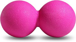 ลูกบอลนวดซิลิโคนพิมพ์โลโก้ได้ สำหรับการปลดปล่อยกล้ามเนื้อแบบ Myofascial ลูกบอลลาครอสคู่ สำหรับคอ ไหล่ หลัง ขา บรรเทาอาการตึงของกล้ามเนื้อ - Product Image 1