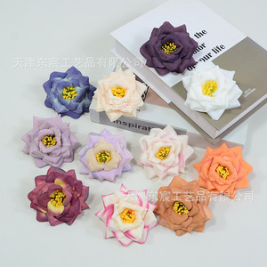 ดอกกุหลาบประดิษฐ์หลากสี Dongchen Crafts น้ำหนัก 3.3 กรัม สำหรับตกแต่งงานแต่งงานและบ้าน - Product Image 4